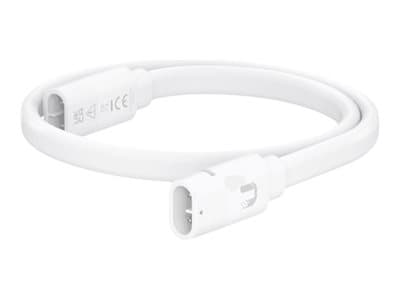 Ubiquiti UISP - Strømkabel - 50 cm - utendørs, flertrådet, flat - hvit