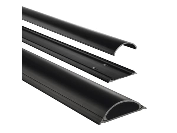 Hama 00220985, Kabelkanal, Universell, Polyvinylklorid (PVC), Sort