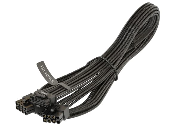 Seasonic Kabel 12VHPWR, 0,75 m, 12VHPWR, 2 x PCI-E (8-pin), Hankjønn, Hankjønn, Rett