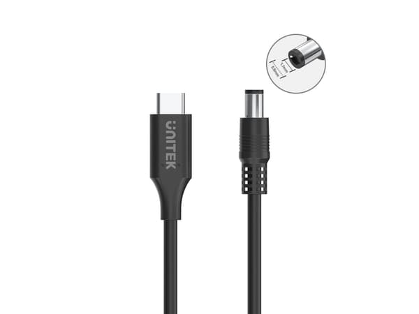 Unitek Acer 65W USB-C - DC5.5 kannettavan tietokoneen virtakaapeli