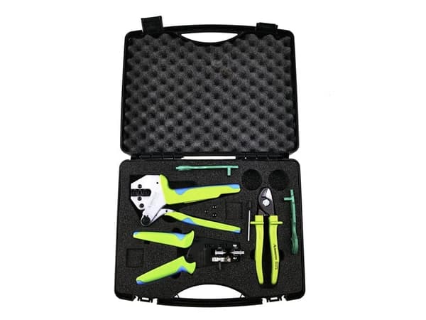 SOLARKIT TOOL KIT - FULL SET (CRIMPING TOOL, WRENCHES, CUTTER, WIRE STRIPPER, CASE)