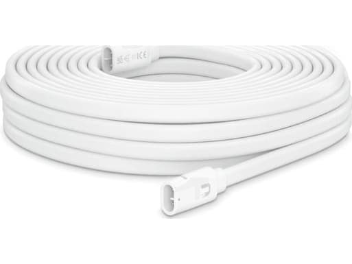 Ubiquiti UISP - Strømkabel - power transport (hann) til power transport (hann) - 20 m - hvit