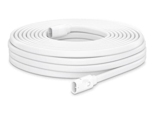 Ubiquiti UISP - Strømkabel - power transport (hann) til power transport (hann) - 20 m - hvit