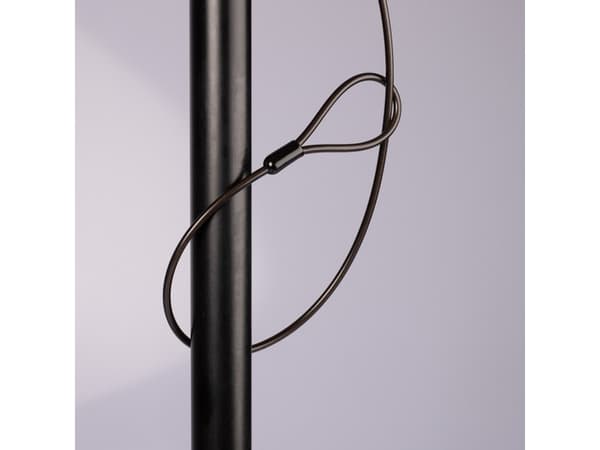 Lindy 21150, 2 m, nyckel, Plast, Polyvinylklorid (PVC), Stål, Svart