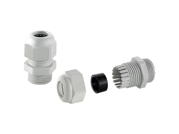 Bopla MBF 25-7035 12002400 Kabelforskruning Integreret trækaflastning M25 Polyamid Gråhvid (RAL 7035) 1 stk