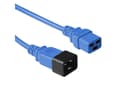 Miniatyrbild 2 av 3: MicroConnect - Strömkabel - IEC 60320 C20 till IEC 60320 C19 - 90 cm - blå