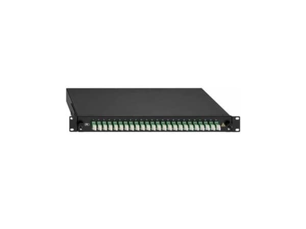 LWL-splejseboks Rutenbeck 24 x LC-D OS2 grün 24 porte 1 U