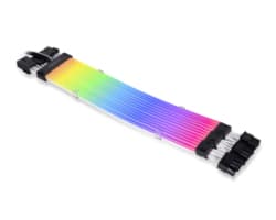Lian Li STRIMER PLUSV2 TRIPL, 3x8pin, Sort, Gjennomsiktig, Silikon, Termoplastisk elastomer (TPE), 0,335 m, 1 stykker, 1 år