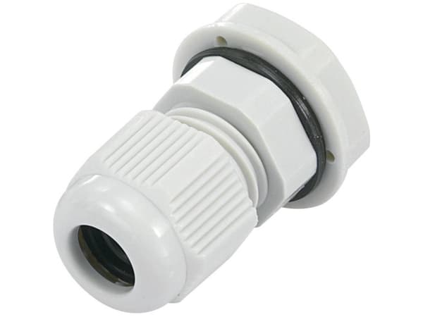 TRU COMPONENTS TC-EGRWW21GY4203 Kaapeliläpivienti PG21 Polyamidi Vaaleanharmaa (RAL 7035) 1 kpl