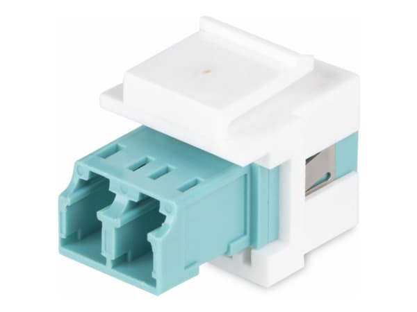 StarTech.com LC to LC Coupler, LC Fiber Coupler, LC/UPC Keystone Jack, Fiber Optic LC Keystone Coupler for Patch Panel - LC to LC Duplex (DMFKSLCLCCO