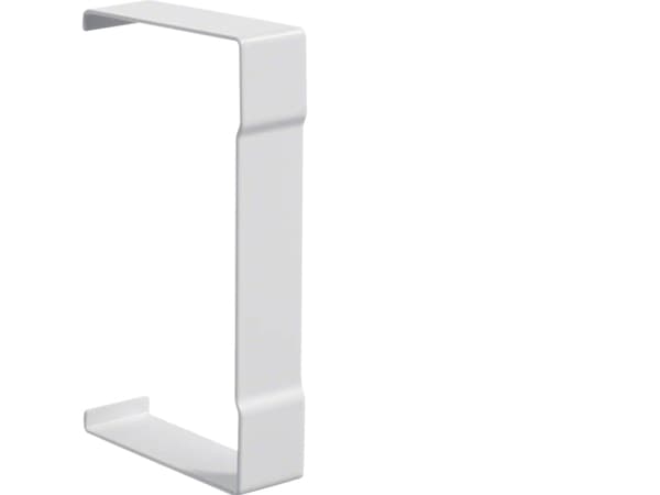 Hager BR6513079016, Festebrakett til kabelkanal, Hvit, Stål, 130 mm, 68 mm
