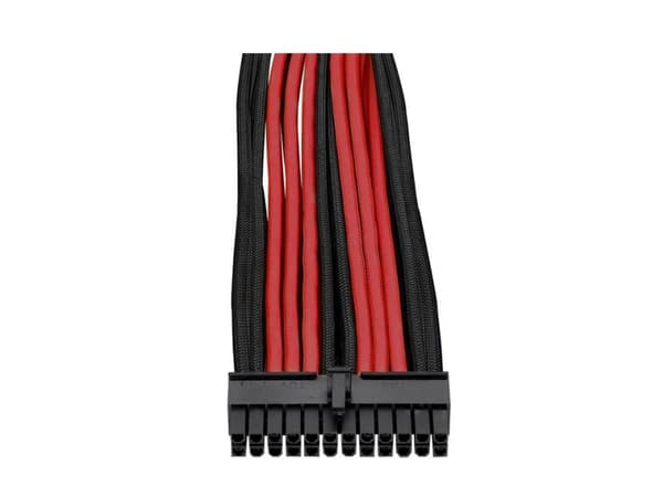 Thermaltake TTMOD Sleeve, 0,3 m, ATX (24-nastainen), Hanstik, Hanstik, musta, punainen