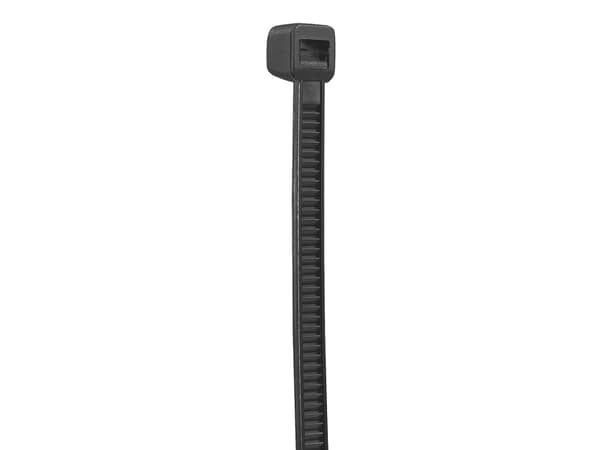 Hama 00220999, Borrelås-kabelbånd, Plast, Sort, 3,5 cm, -40 - 85 °C, 140 mm