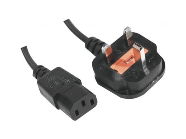 Tecline 809010, 1,8 m, Strømplugg type G, IEC C13, 250 V, 5 A