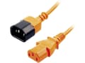 Miniatyrbilde 1 av 2: CABLE POWER IEC EXTENSION 1M ORANGE 30474 LINDY