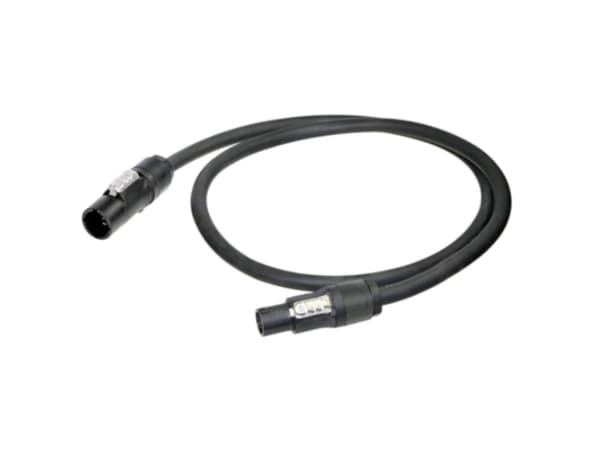 Neutrik 1027574 Tilslutningskabel Strøm Sort 15 m