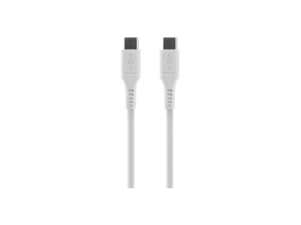 FIXED - USB-kabel - 24 pin USB-C (hane) till 24 pin USB-C (hane) - USB 2.0 - 1.2 m - USB Power Delivery (60W) - vit