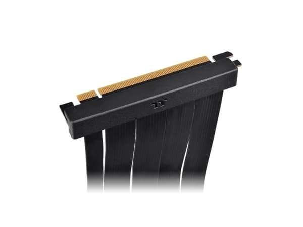 Thermaltake PCI-E 4.0 Dual 90 Riser Cable (black, 13cm)