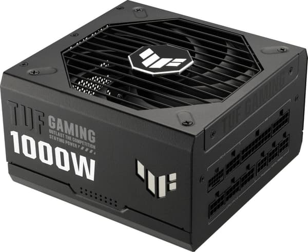 ASUS TUF Gaming 1000W Gold strømforsyningsenhet 20+4 pin ATX ATX Sort