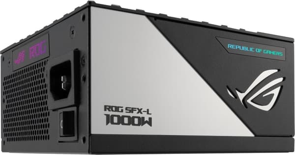 ASUS ROG Loki SFX-L 1000W Platinum strømforsyningsenhet 24-pin ATX Sort, Sølv