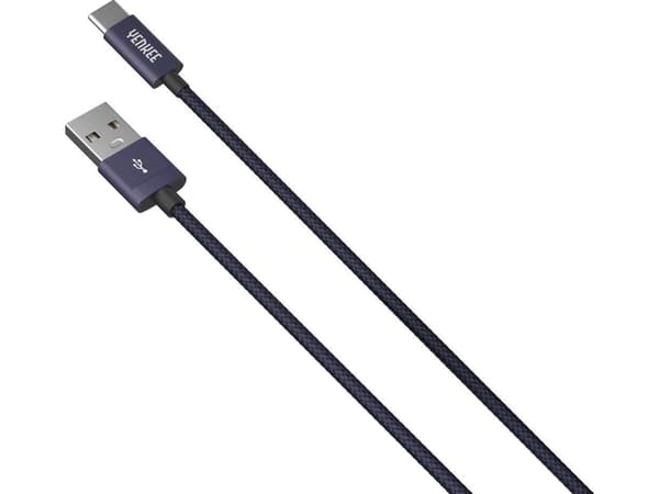 Yenkee USB-kabel USB A 2.0 / USB C dataöverföring 480Mb/s /3A