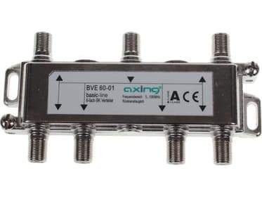 Axing BVE 60-01, Kabelkniv, 5 - 1006 MHz, Silver, F, 125 mm, 20 mm