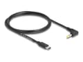 Miniatyrbilde 1 av 3: Delock - Strømkabel - 24 pin USB-C (hann) rett til 4,0 x 1,7 mm DC-jakk (hann) vinklet - 5 V - 2 A - 1.5 m