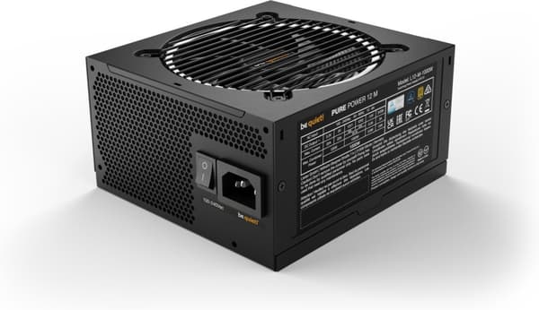Be Quiet! Pure Power 12 M ATX-strømforsyning, 1000 W