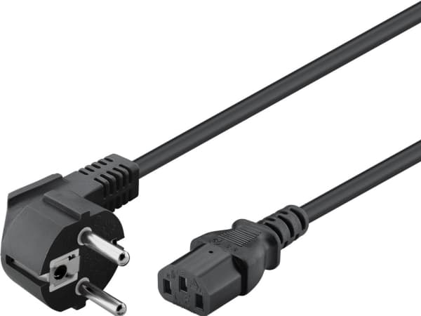 Goobay 50078, 2,5 m, CEE7/7, IEC C13, H05VV-F3G, 250 V