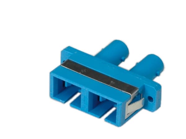 ROLINE Fiber Optic Adapter ST/SC Duplex Multimode, SC/ST, Blå, Plast, 1 styck