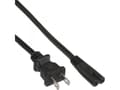 Miniatyrbilde 1 av 4: InLine Bulk-pakke med 65 strømkabel Strømplugg USA til Euro 8 C7 Plugg 1 - Kabel - Strøm/strømforsyning - 1,8 m - 2-pins (B-16654U)