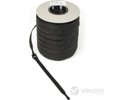 Velcro ONE-WRAP, Frigjørbart buntebånd, Polypropylen (PP), Velcro mappe, Sort, 230 mm, 20 mm, 750 stykker
