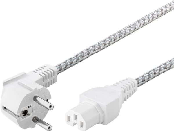 Goobay 93314, 2 m, Strømplugg type F, C15 kopling, H05RN-F3G, 250 V