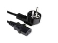 Pikkukuva 1 / 3: VALUE Virtajohto CEE7/7 kulmikas+ IEC-C13suora 3x1,5mm2 3m - Virta/virransyöttö - 3 m (19.99.1014)
