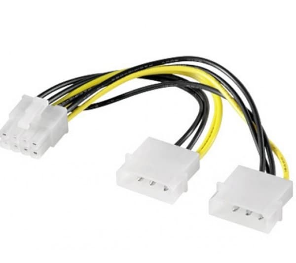 Goobay CAK S-15 2x 5.25 &gt; 8 pin PCI-Expr, Hanstik, Hunstik, Multicolor