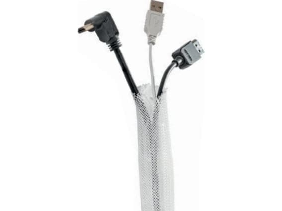Organizer Brother HAGOR KS rull 50 meter hvit - 25-50mm lukket kabelsokk - stretchy - bredde 25-50mm 50 meter rull