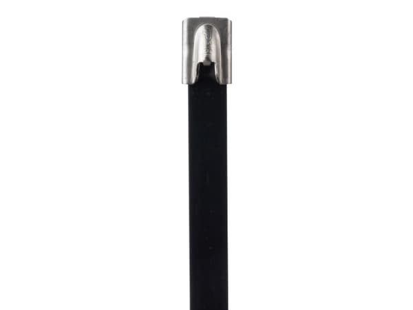 Panduit IMLTFC102H-L6L, Med parallelt inngangspunkt, Rustfritt stål, Sort, 10,2 cm, 890 N, -40 - 150 °C