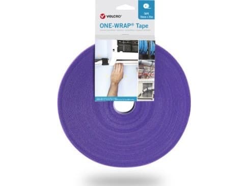 Velcro Taśma VELCRO One Wrap 13 mm, fioletowa, 25 m