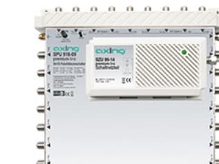 Axing SPU 916-09, Kabelsplitter, 5 - 2200 MHz, Grå, Sølv, 90-250 V~/47-63 Hz, 18 V=/1.2 A, 1 stykker, F