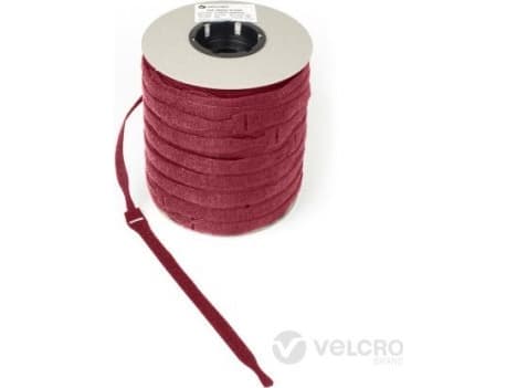 Velcro Taśma do wiązania VELCRO One Wrap 20 mm x 230 mm, 750 sztuk, czerwona