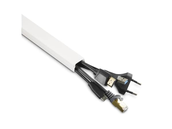 Hama 00221017, Kabelkanal, Universell, Polyvinylklorid (PVC), Hvit