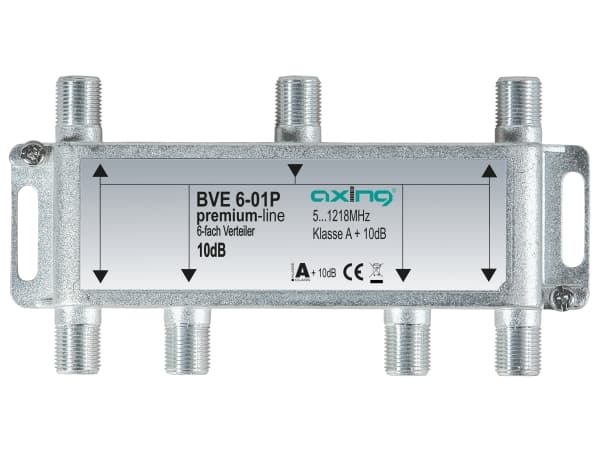 Axing BVE00601P1, Kabelkniv, 5 - 1218 MHz, Rostfritt stål, Honkoppling/Honkoppling, 1 styck, F