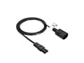 Pikkukuva 2 / 2: Akyga AK-PC-15A, 1.5 m, C14 coupler, C7 coupler, 250 V