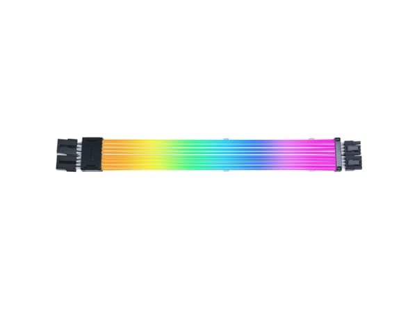 Lian Li Strimer Wireless, 2x8 pin, Svart, Transparent, Silikon, Termoplastisk elastomer (TPE), 0,34 m, 1 styck