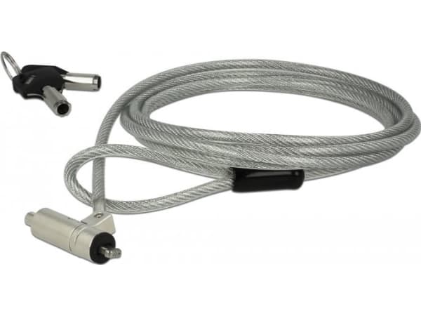 Navilock 20655, 1,8 m, Nøkkel, Plast, Stål, Sølv