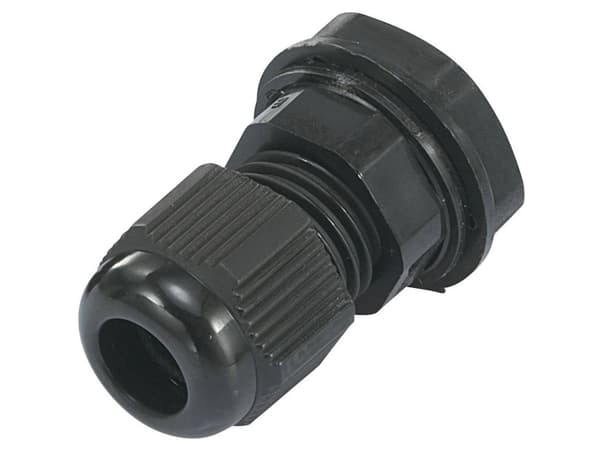 TRU COMPONENTS 1593012 Kabelforskruning PG21 Polyamid Sort (RAL 9005) 1 stk
