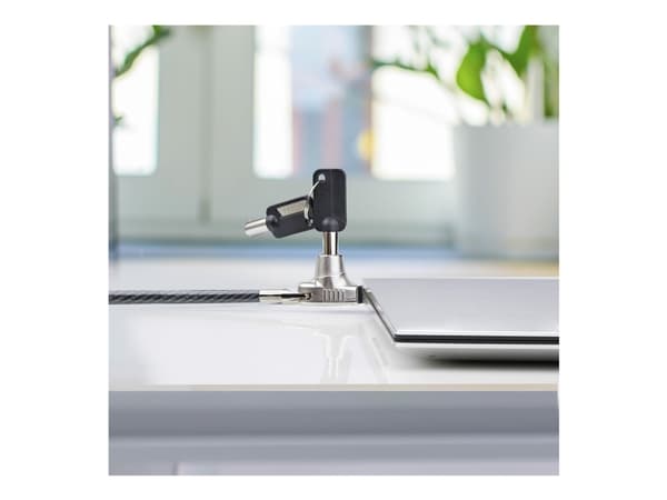 StarTech.com Slim Lock Noble Wedge Slot Compatible, 6.6ft Locking Cable - Sikkerhetskabellås - tyveribestandig - 2 m - TAA-samsvar