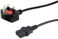 Miniatyrbilde 4 av 4: Equip 112303, IEC C13, BS 1363, H05VVH2-F, 250 V, 10 A