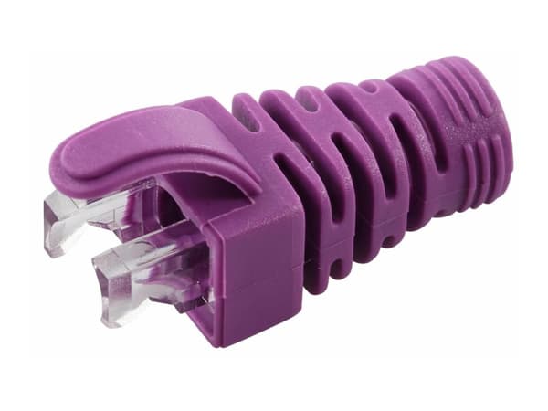 MicroConnect - Nettverkskabeloppstart - fiolett (en pakke 100)