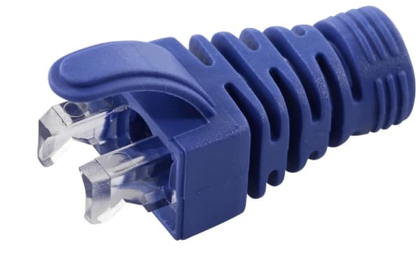 MicroConnect - Nätverkskabelsko - blå (paket om 100)
